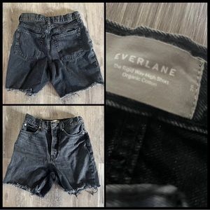 Everlane- The Rigid Way-High Short. Organic Cotton.